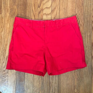 Tommy Hilfiger Casual Flat Front Shorts red women’s size 10